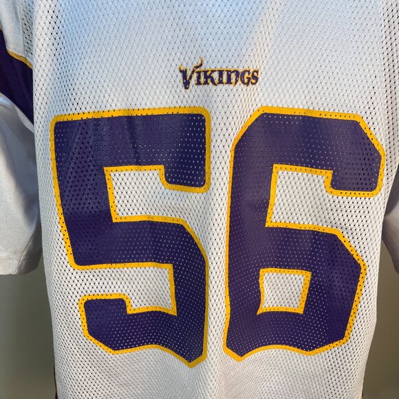 Vintage Reebok Men's white EJ Henderson NFL football Minnesota Vikings jersey L - Picture 2 of 7